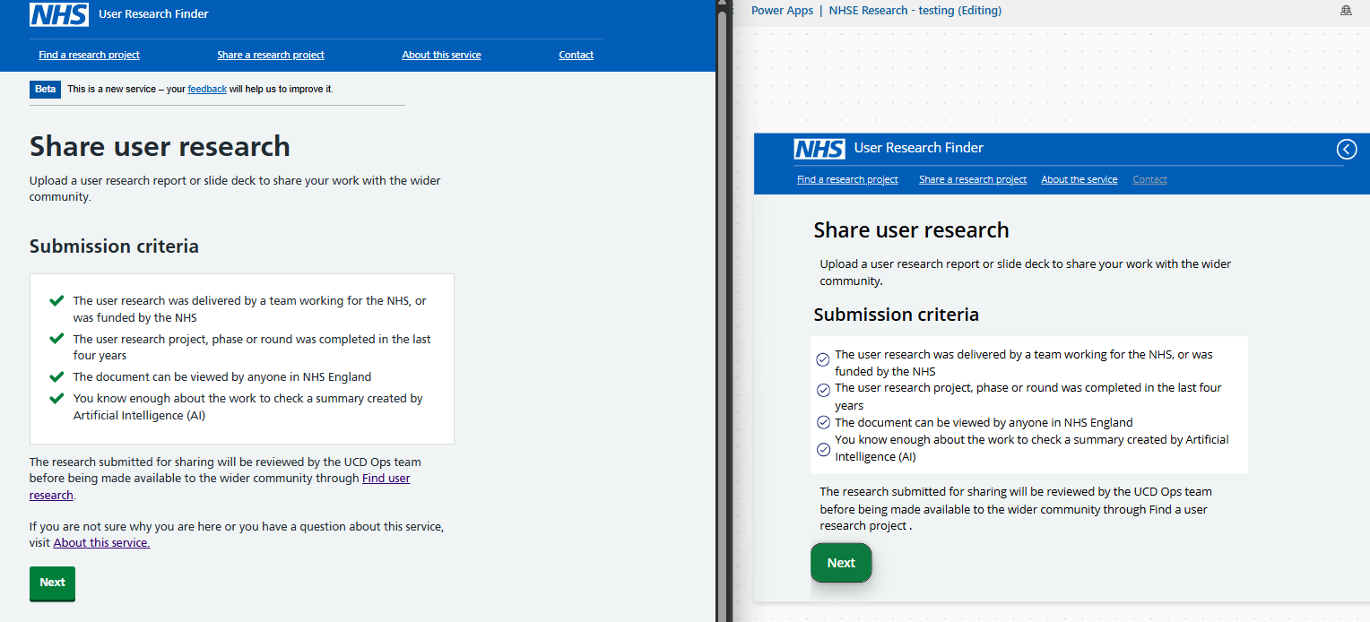 Share user research - looks suspiciously similar